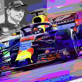 Max Verstappen  F1 Red Bull Racing Team by David Lloyd Glover