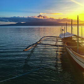 Mayon Volcano Sunset by Bill Rogers