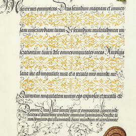 Medieval calligraphy and illumination - Lily-of-the-Valley, Pupa, and Land Snail by Moira Risen Prints