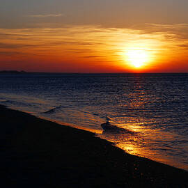 Mediterranean Beach Sunrise near Valras Plage by Jeremy Hayden