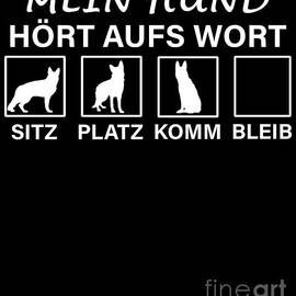 Mein Hund hoert aufs Wort Deutscher Schaefer by Alessandra Roth