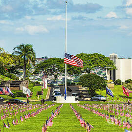 Memorial Day 2023 at Punchbowl National Cemetery of the Pacific by Phillip Espinasse