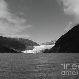 Mendenhall Glacier BW by Connie Sloan