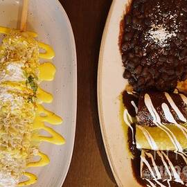 Mexican Enchiladas y Street Corn by GJ Glorijean