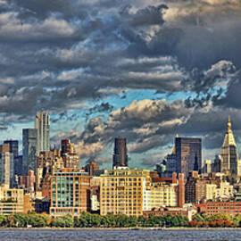 Mid-Town Manhattan and an Awesome Sky by Allen Beatty