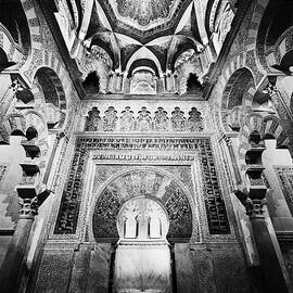 Mihrab In Great Mosque Cathedral Of Cordoba by Artur Bogacki