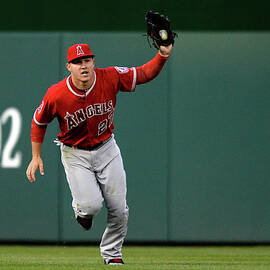Mike Trout and Bryce Harper by Patrick Smith