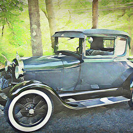 Model A Classic Car by Trina Ansel