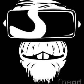Monkey VR Virtual Reality Gamer Console Geek Nerd Gift by Thomas Larch