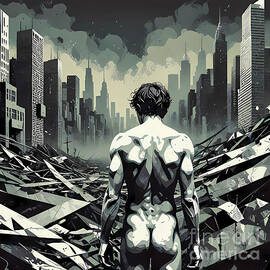 Monochrome Melancholy A Citys Embrace by Ingo Klotz