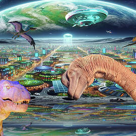 Moon City Dinosaurs by Michael VanPatten