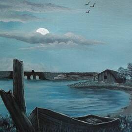 Moonlight at the Lake by Sheri Keith