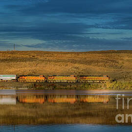 Morning Freight Train by Mitch Shindelbower