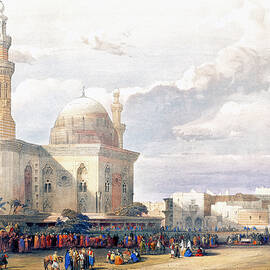 Mosque of Sultan Hassan from the Great Square of the Rumeyleh by Mango Art