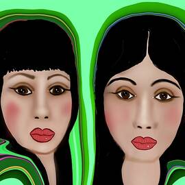 Mother and daughter  by Elaine Hayward
