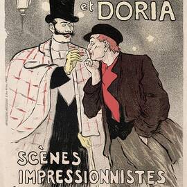 Mothu Et Doria  Scenes Impressionistes  art by Theophile Alexandre Steinlen Swiss