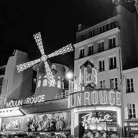 Moulin Rouge at Night by Tristan Pruss