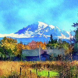 Mount Hood Washington State Painting by Tatiana Travelways