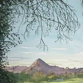 Sugarloaf from Reagan Ranch by Luisa Millicent