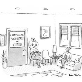 Mr. Met sees a Psychiatrist by Dan Misdea