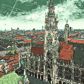 Munich Poster by Bo Kev