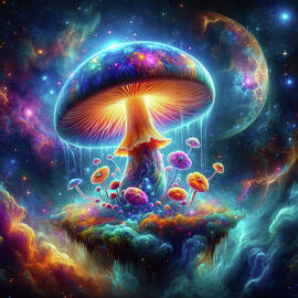 Mushroom in Outer Space 01 by Matthias Hauser