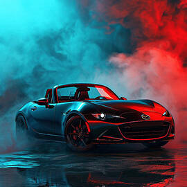 MX-5 100th Anniversary Edition Pyre Mazda MX-5 100th Anniversary Edition in Smoke by Clark Leffler