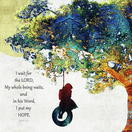 My Hope - Inspirational Christian Art - Sharon Cummings by Sharon Cummings