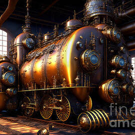 My Steampunk Train by Shelia Hunt