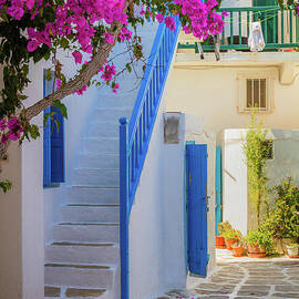 Mykonos Staircase by Inge Johnsson
