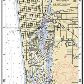Naples Bay, NOAA Chart 11429_2 by Nautical Chartworks