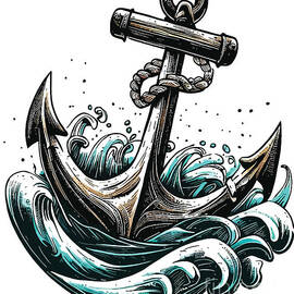 Nautical Retro Ship Anchor by Flippin Sweet Gear