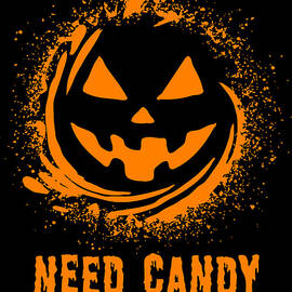 Need Candy Halloween Pumpkin Trick-Or-Treating by Flippin Sweet Gear