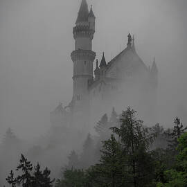 Neuschwanstein Castle in Fog by Patrick Boening