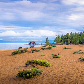 Nevada Beach at Lake Tahoe by Harry Beugelink