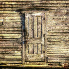 The Texture of Age  -  ruggedolddoor010622 by Judy Duncan