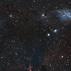 Dreyer's Nebula and the dark dust cloud by Brian Weber