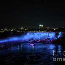 Niagara Falls at Night by Stef Ko