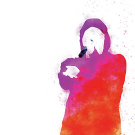 No041 MY EMINEM Watercolor Music poster by Chungkong Art