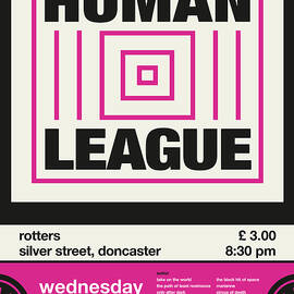 No179 MY Human league Concert Poster by Chungkong Art