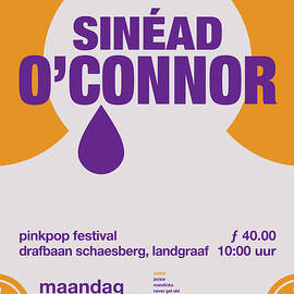 No219 MY Sinead OConnor Concert Poster by Chungkong Art