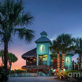 Nokomos Sunset Hut, Nokomis, Florida by Liesl Walsh