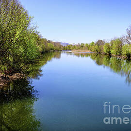 Nolichucky River in Springtime by Shelia Hunt