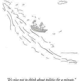 Not to Think About Politics by Liza Donnelly