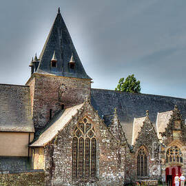Notre-Dame-de-la-Tronchaye, Rochefort-en-Terre, France by Elaine Teague