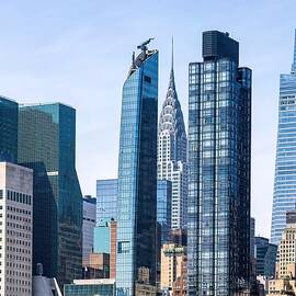 NYC Skyline with Chrysler Building by Alison Frank