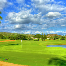 Oahu Hawaii Ko Olina Golf Club 5 Golfing Landscape Architectural Art by Reid Callaway