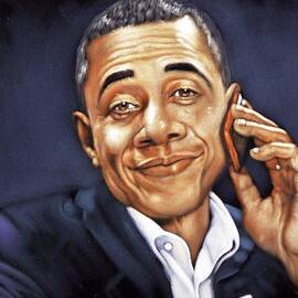 Obama on phone by Argo