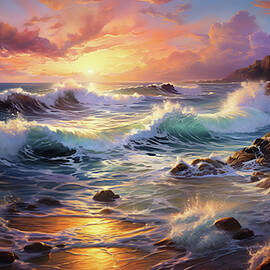 Ocean Waves by Lori Grimmett