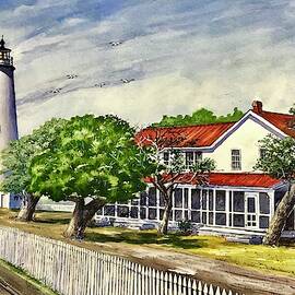 Ocracoke Lighthouse and Keepers House